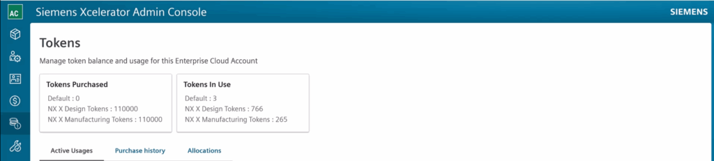 Bảng quản lý token – theo dõi số lượng, phân bổ và mục đích sử dụng nhanh chóng.