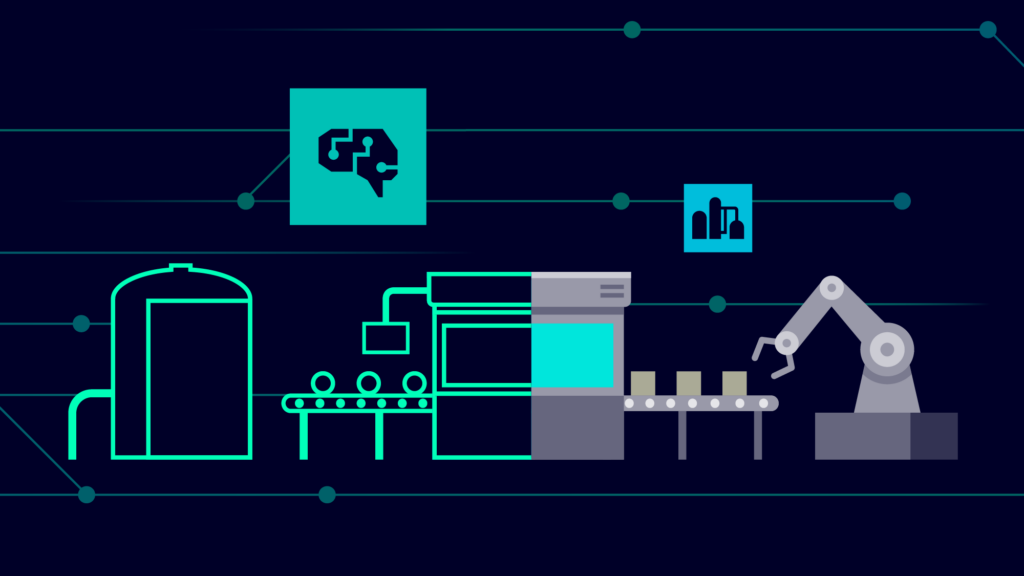 Hình minh họa về luồng dữ liệu số liền mạch được tích hợp vào sản phẩm từ ý tưởng đến chế tạo.