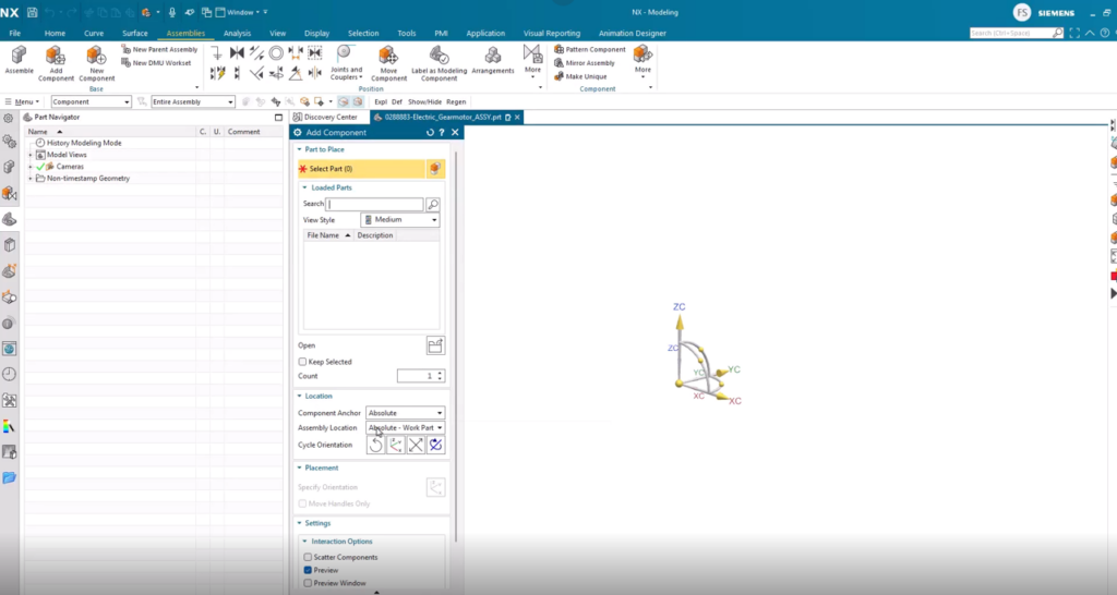 Công cụ Thêm chi tiết trong NX