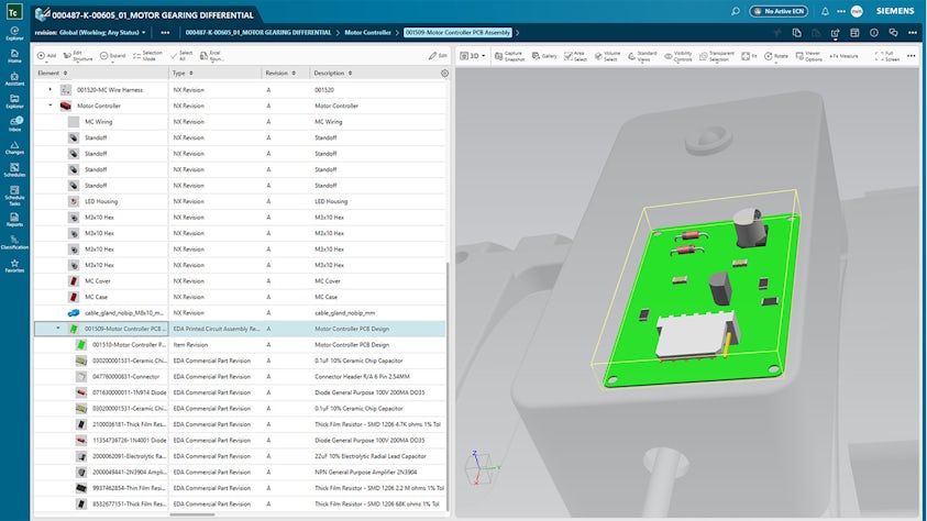 Teamcenter X Advanced hỗ trợ quản lý vòng đời liên ngành giữa cơ khí, điện - điện tử và khả năng cấu hình tùy biến cao