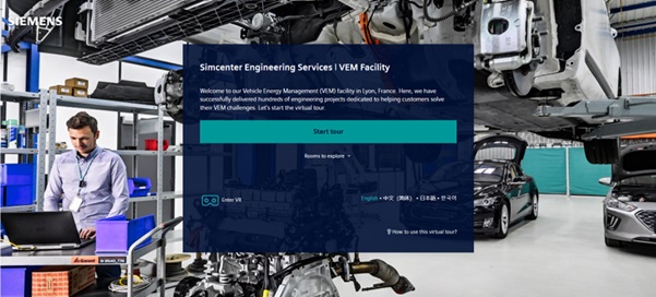 Tham quan trung tâm VEM ảo của Simcenter tại Lyon, Pháp.