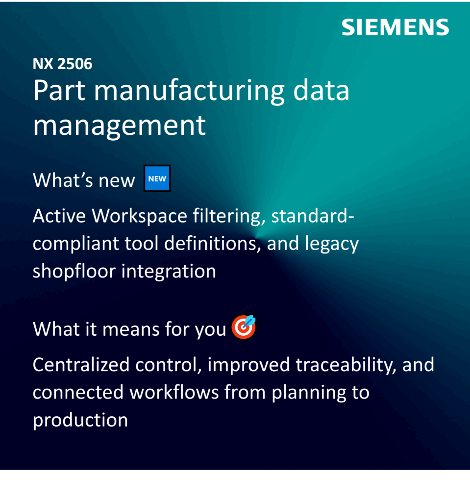 Quản lý dữ liệu sản xuất chi tiết hiệu quả qua nền tảng NX
