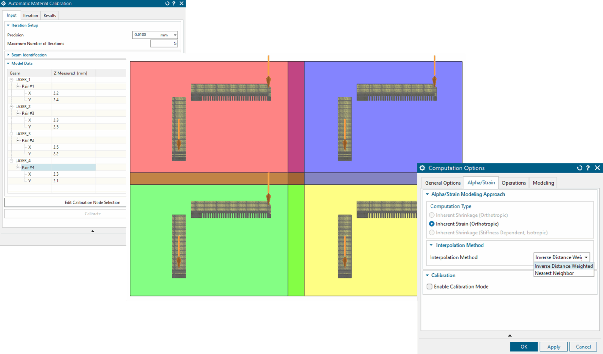 Tính năng hiệu chỉnh tự động nâng cao cho in đa laser