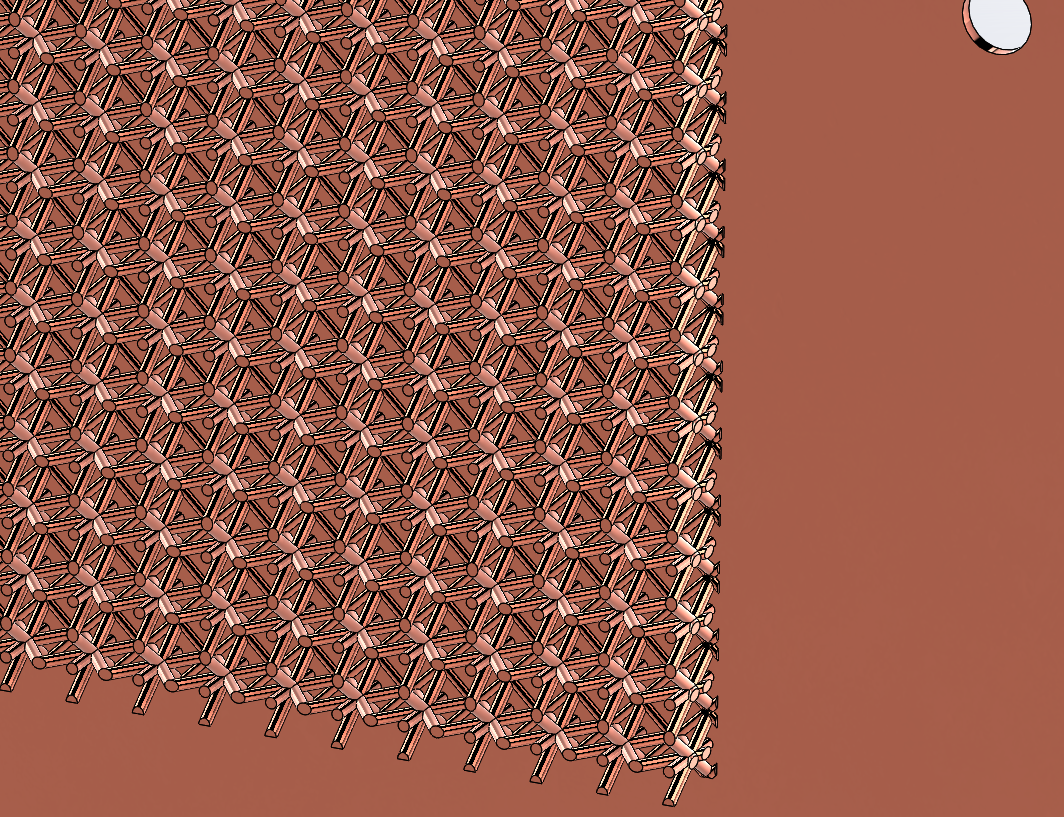 Mô hình lưới Kagome kim tự tháp - Thiết kế 6