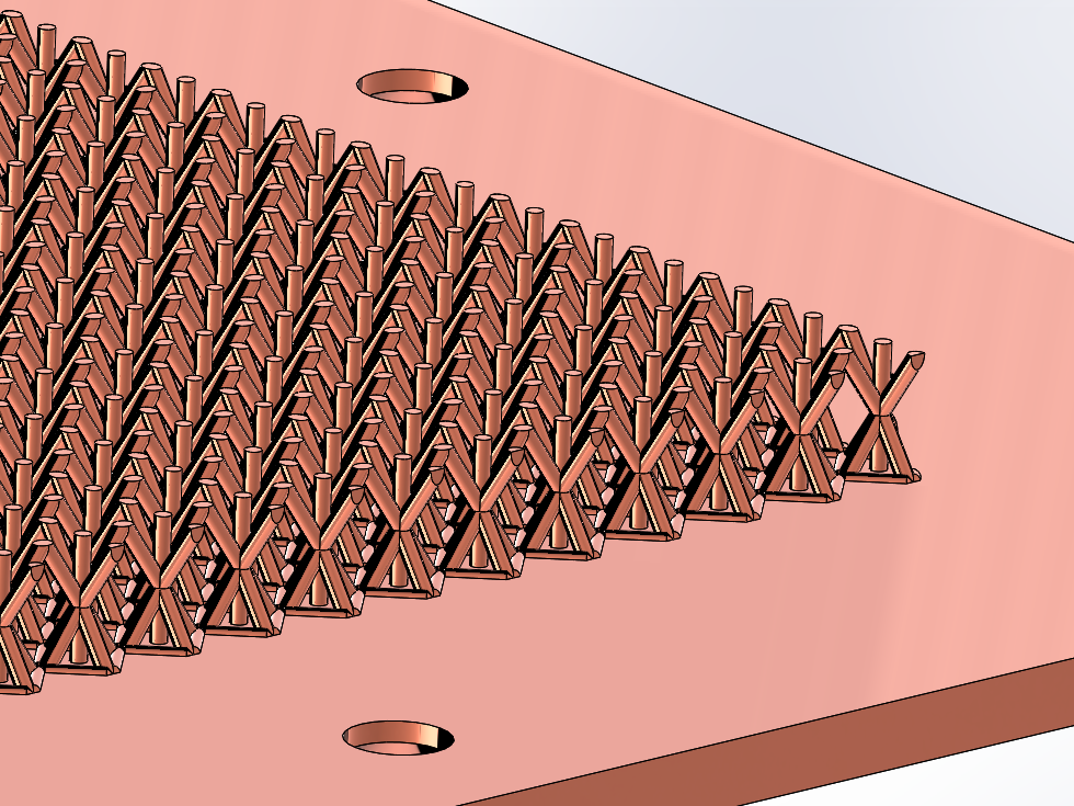 Cận cảnh lưới Kagome cold plate