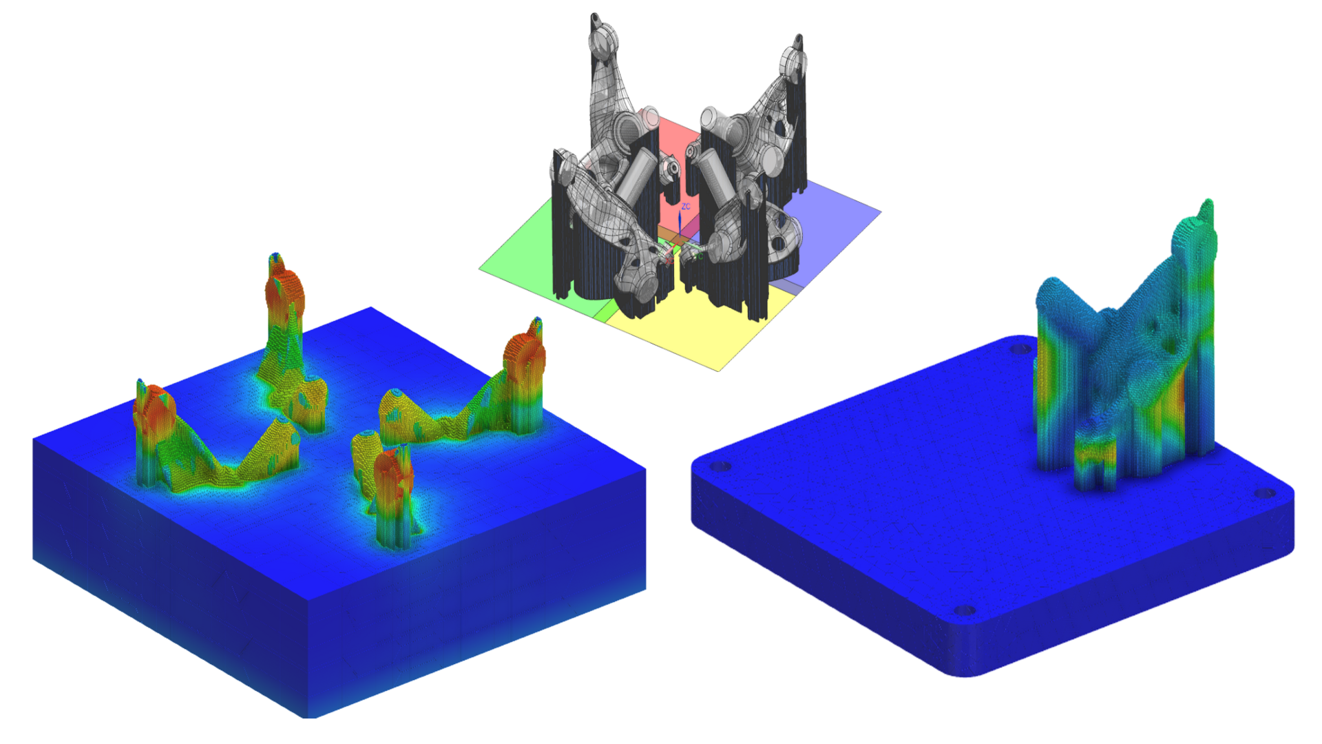 Trường ứng suất dư theo vị trí giúp mô phỏng chính xác sản xuất addtive.