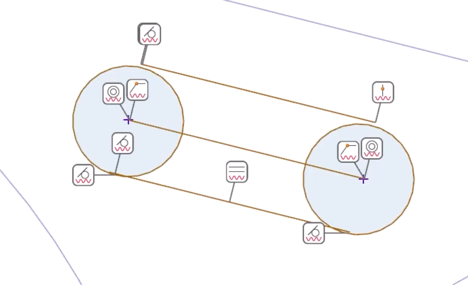 Ảnh chụp màn hình phần mềm NX Software với tính năng Kiểm tra Phác thảo đang đánh dấu các lỗi khác nhau trong bản vẽ phác thảo