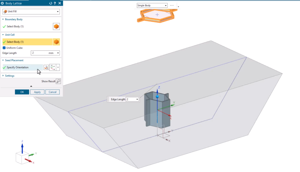 Thiết kế cấu trúc lưới body unit fill với Siemens NX